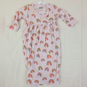 Mud Pie Rainbow Gown ~ 0-3 mo